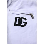 Dolce & Gabbana White Cotton Drawstring Jogger Pants PAN76417-48