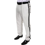 Dolce & Gabbana White Polyester Formal Dress Pants PAN75568-54