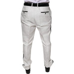 Dolce & Gabbana White Polyester Formal Dress Pants PAN75568-54