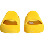 Dolce & Gabbana Yellow Rubber Slides Sandals Beachwear Shoes LA11842-39