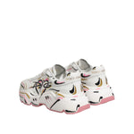 Dolce & Gabbana Multicolor Hand Painted DAYMASTER Sneaker Shoes LA12898-35