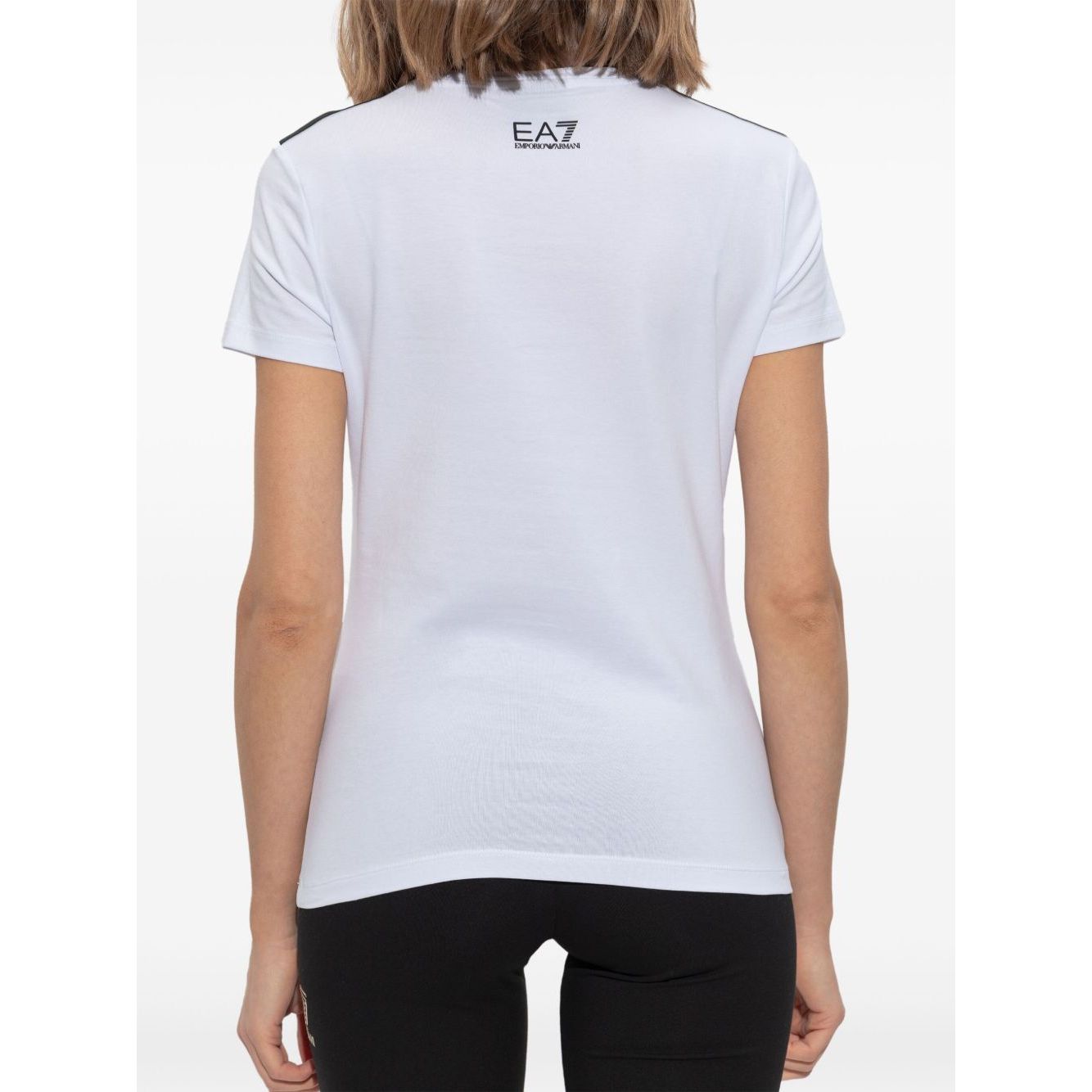 EA7 T-shirts and Polos White Topwear
