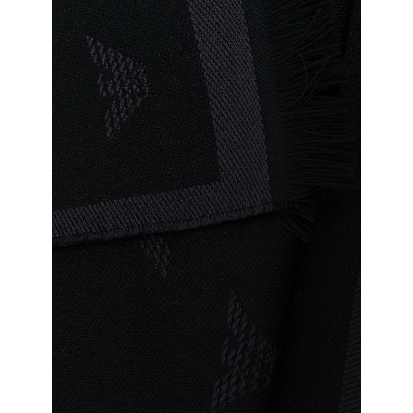 Emporio Armani Allover logo wool scarf Scarves Hats & Gloves