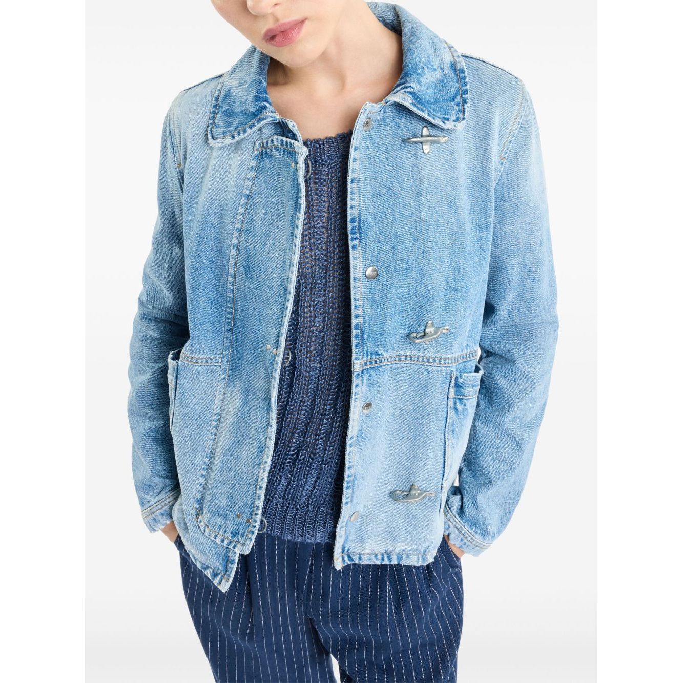 Fay Coats Clear Blue Jackets