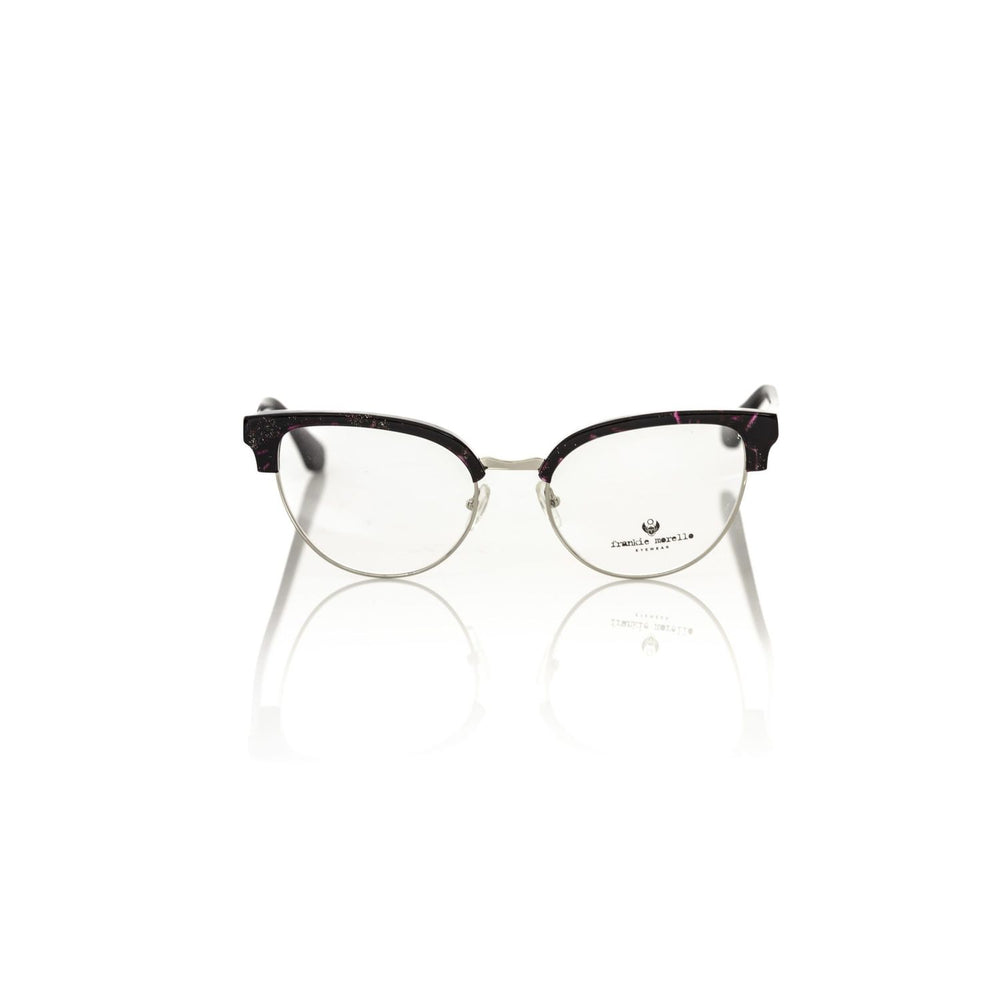Frankie Morello Burgundy Metallic Fiber Women Frame