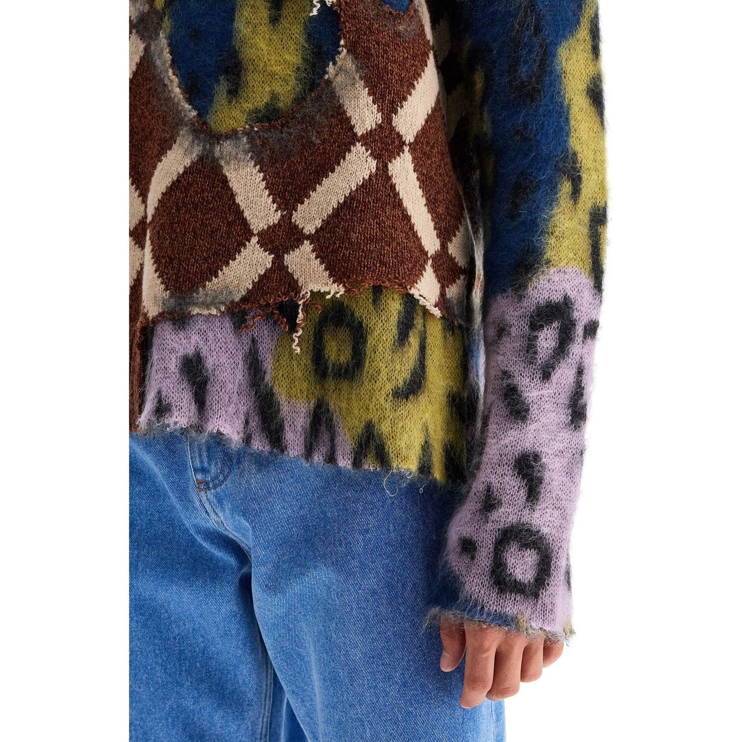 Marni two-in-one wool and mohair