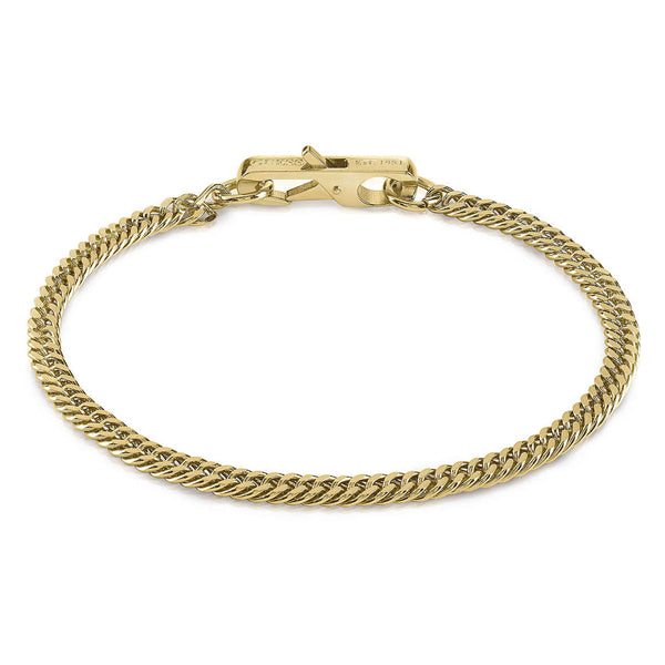 GUESS JEWELS JEWELRY Mod. JUMB01330JWYGS gold bracelet with a stylish chain design and elegant clasp, perfect for fashion-forward accessories.