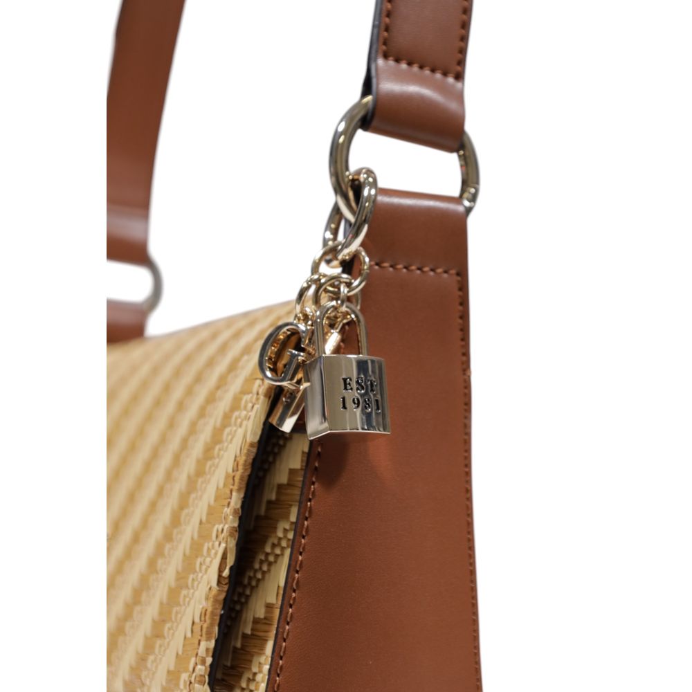 Guess Beige Polypropylene Handbag Guess