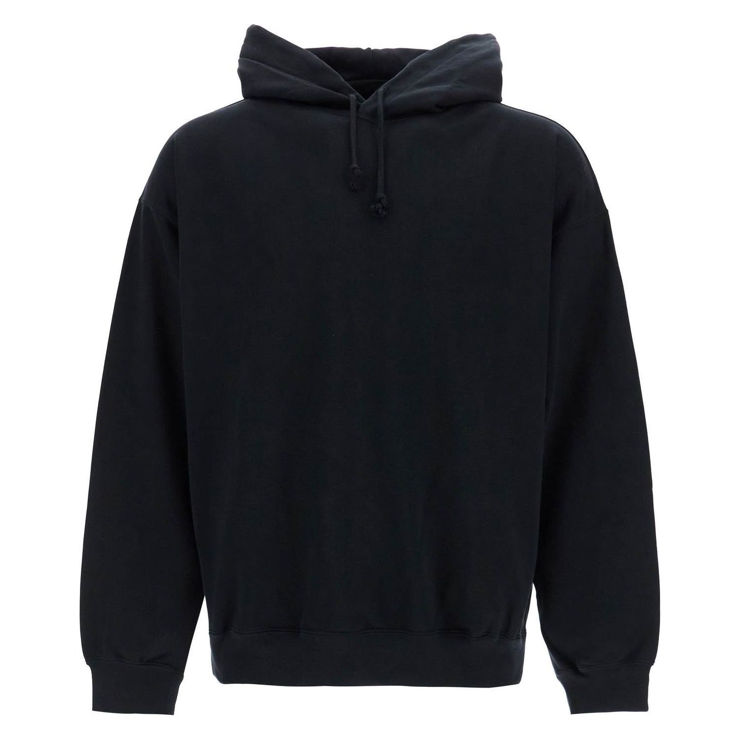 Y-3 black cotton hoodie with gfx print Topwear Y-3 Black