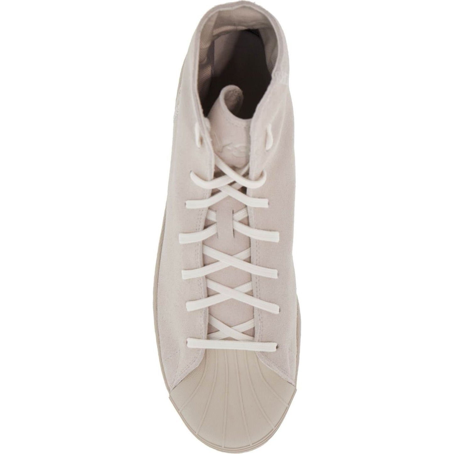 Y-3 high-top pro model sneakers in light gray suede with velcro closure Sneakers Y-3 Gray