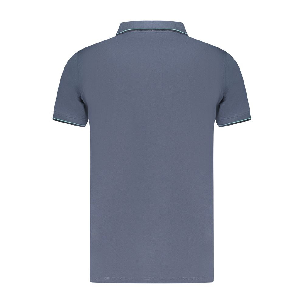 Norway 1963 Blue Cotton Polo Shirt NO-35871-L