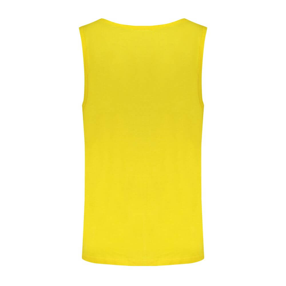 Norway 1963 Yellow Cotton Men Tank Top