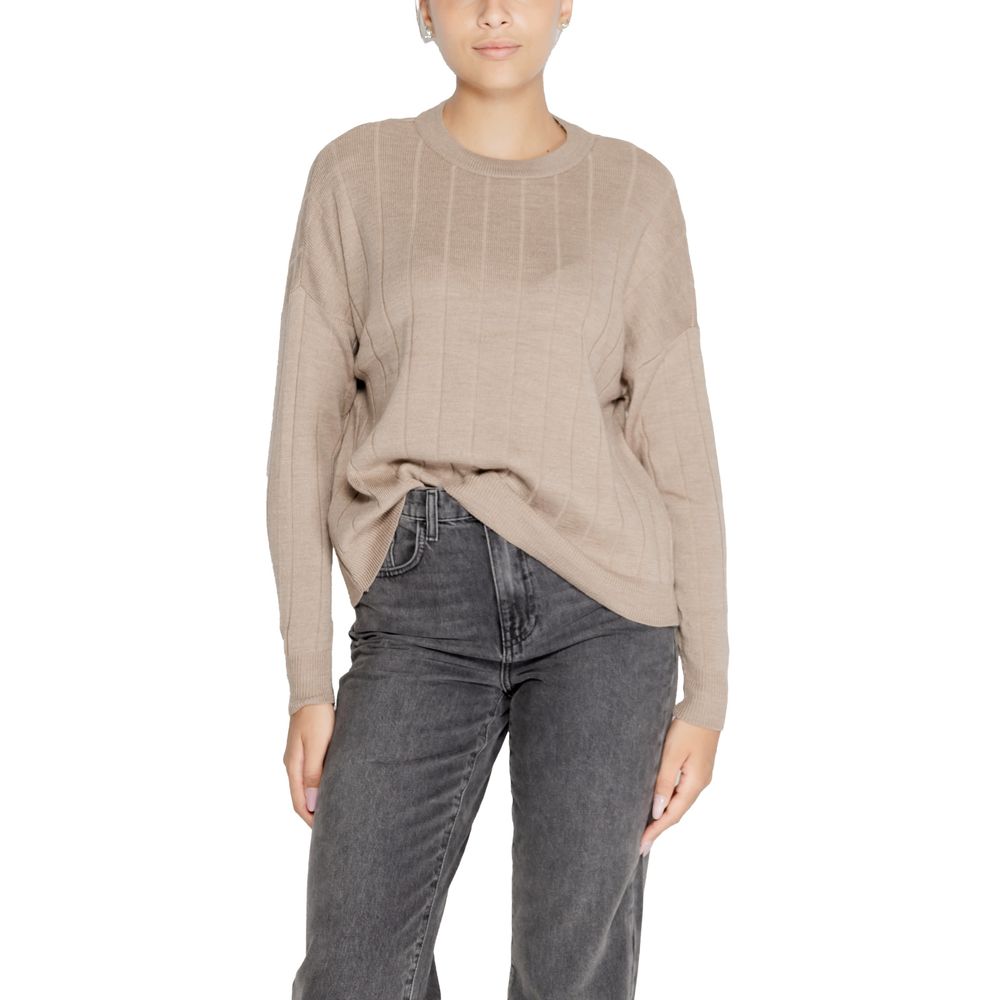 Only Beige Marabou Sweater