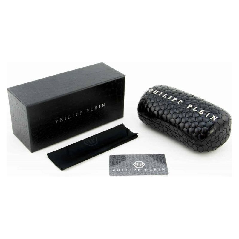 PHILIPP PLEIN SUNGLASSES Mod. SPP097S SHINY DARK BLACK SUNGLASSES & EYEWEAR