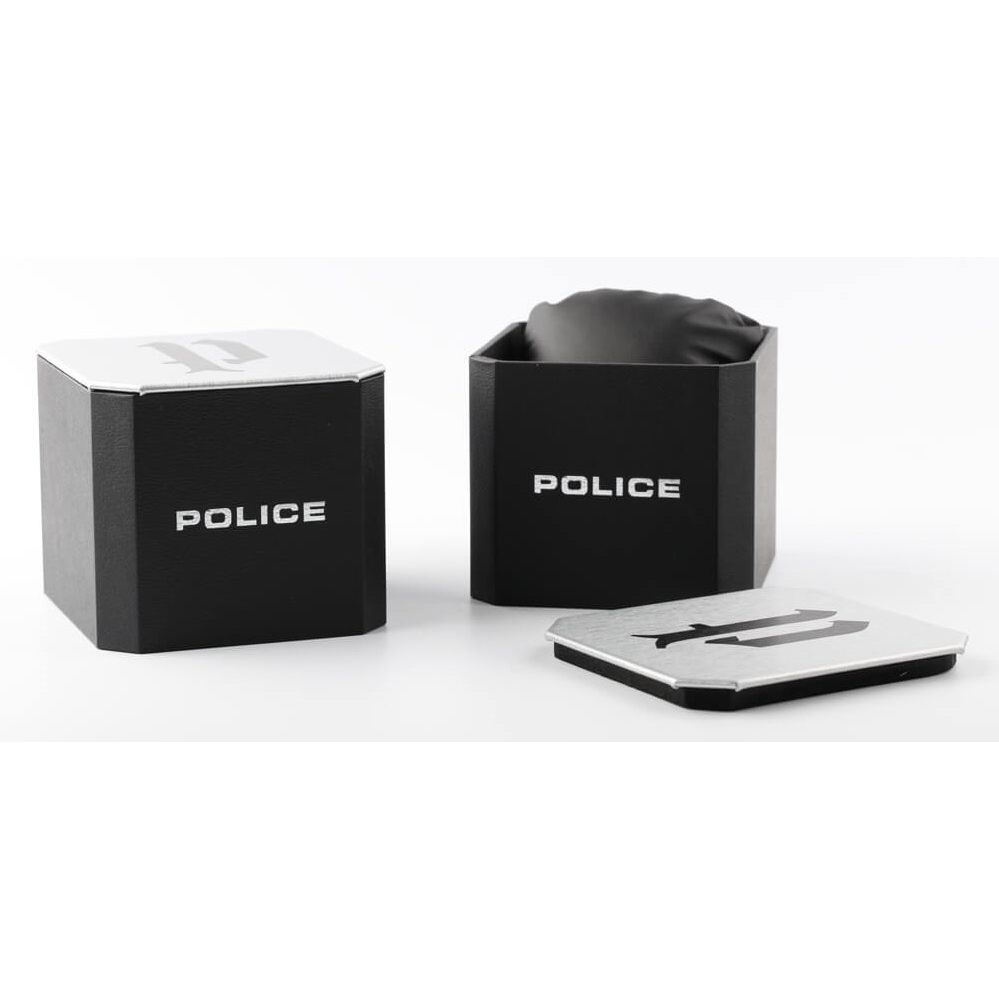 POLICE WATCHES Mod. PEWGK0040303M packaging with branded box and cover.