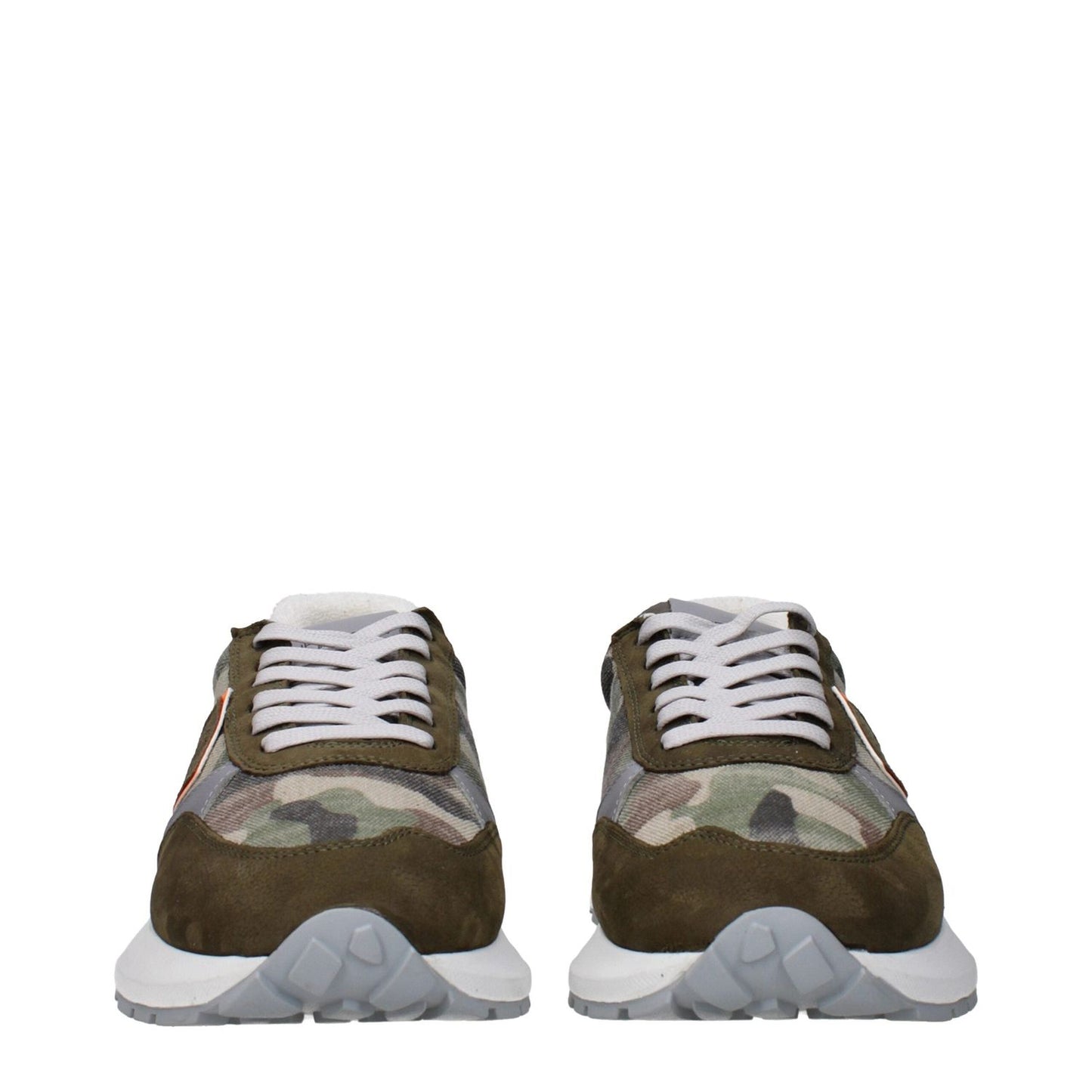 Philippe Model Green Fabric Chunky Sneakers PH-15090037555465-EU40/US7