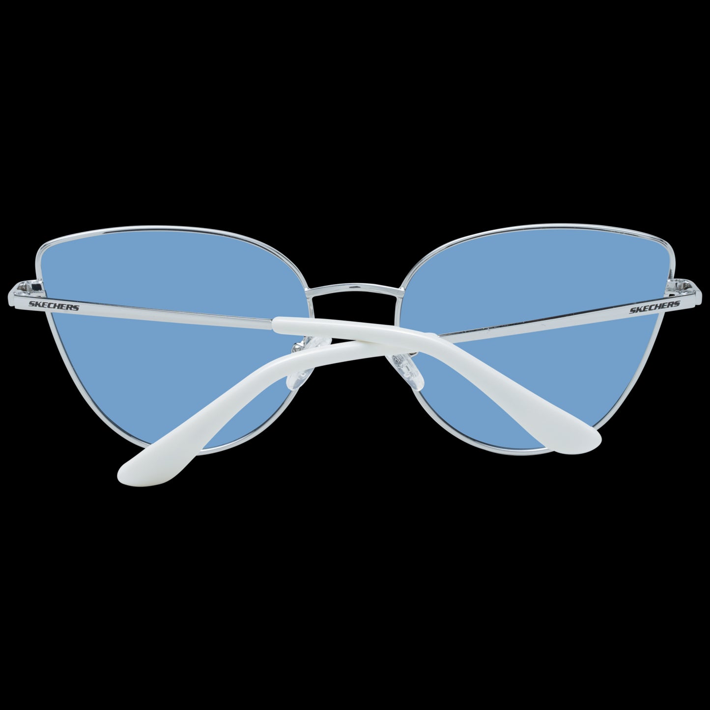 SKECHERS MOD. SE6158 5921V sunglasses for ladies with blue lenses and white frame