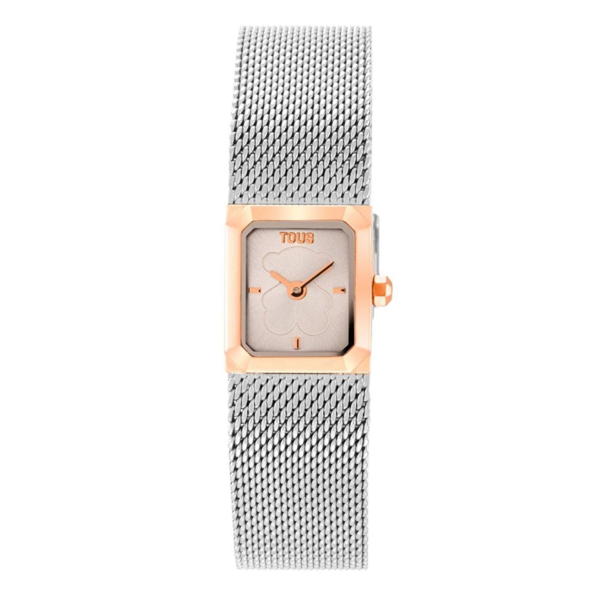 TOUS WATCHES Mod. 3000142200 with rose gold accents and mesh strap