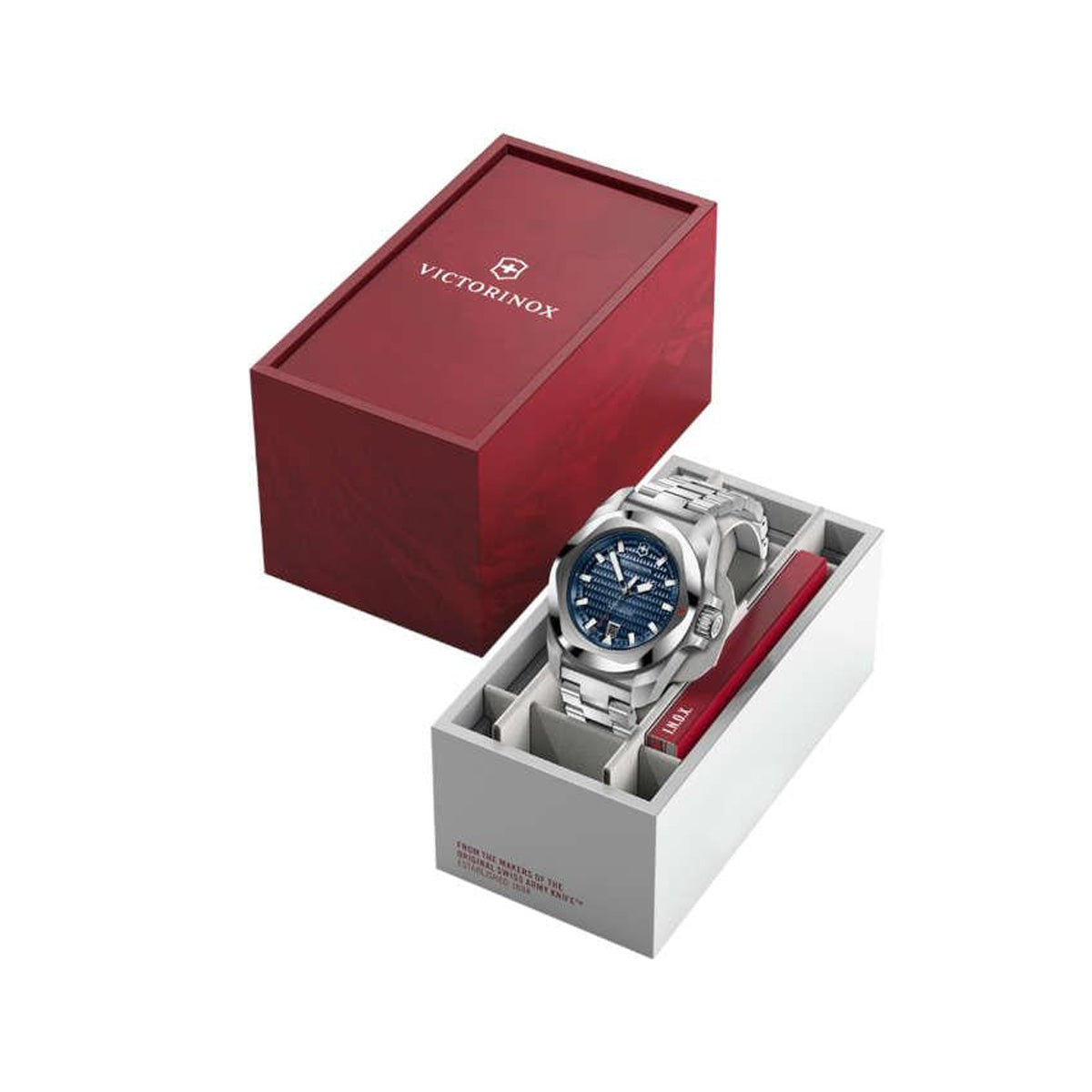 VICTORINOX WATCHES Mod. V242020 luxury timepiece with box, showcasing elegant design.