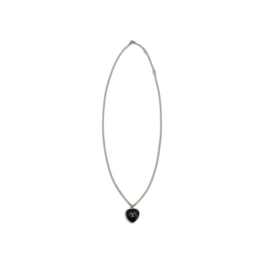 Valentino Garavani Black Metal Necklace