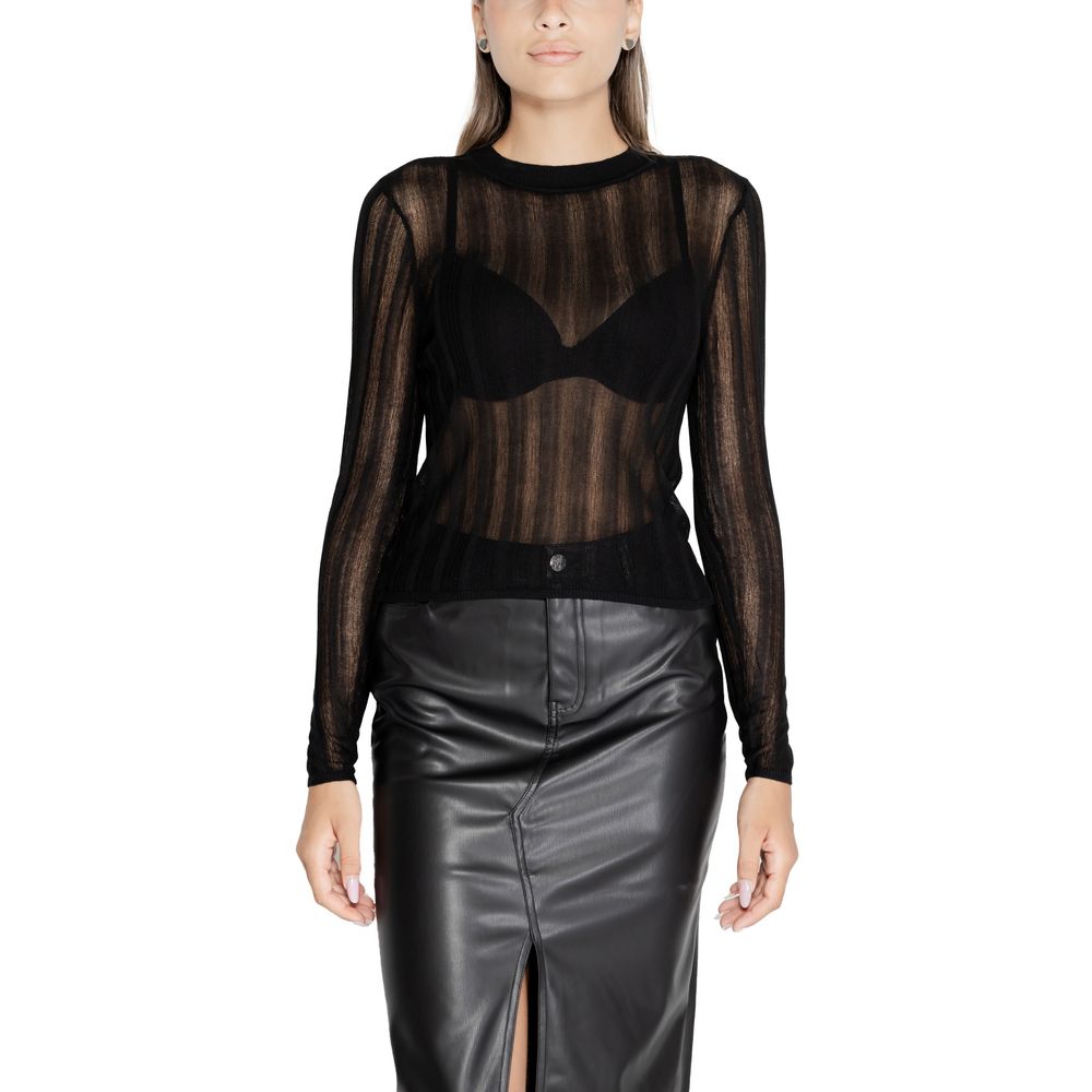 Vila Clothes Black Viscose Sportswear