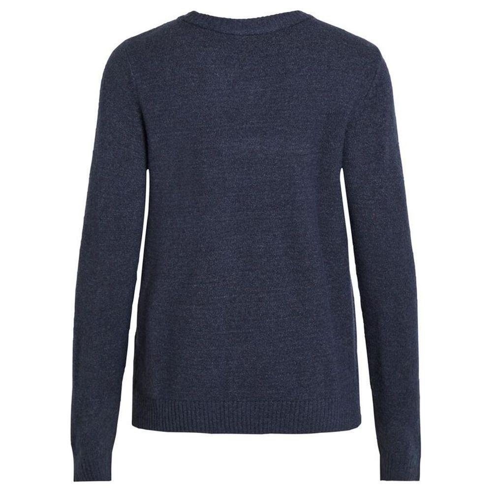 Vila Clothes Blue Viscose Sweater VI-7867000128-IT40|S