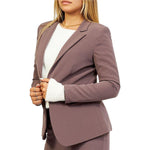 Yes Zee Gray Polyester Suits & Blazer YE-13701-XL