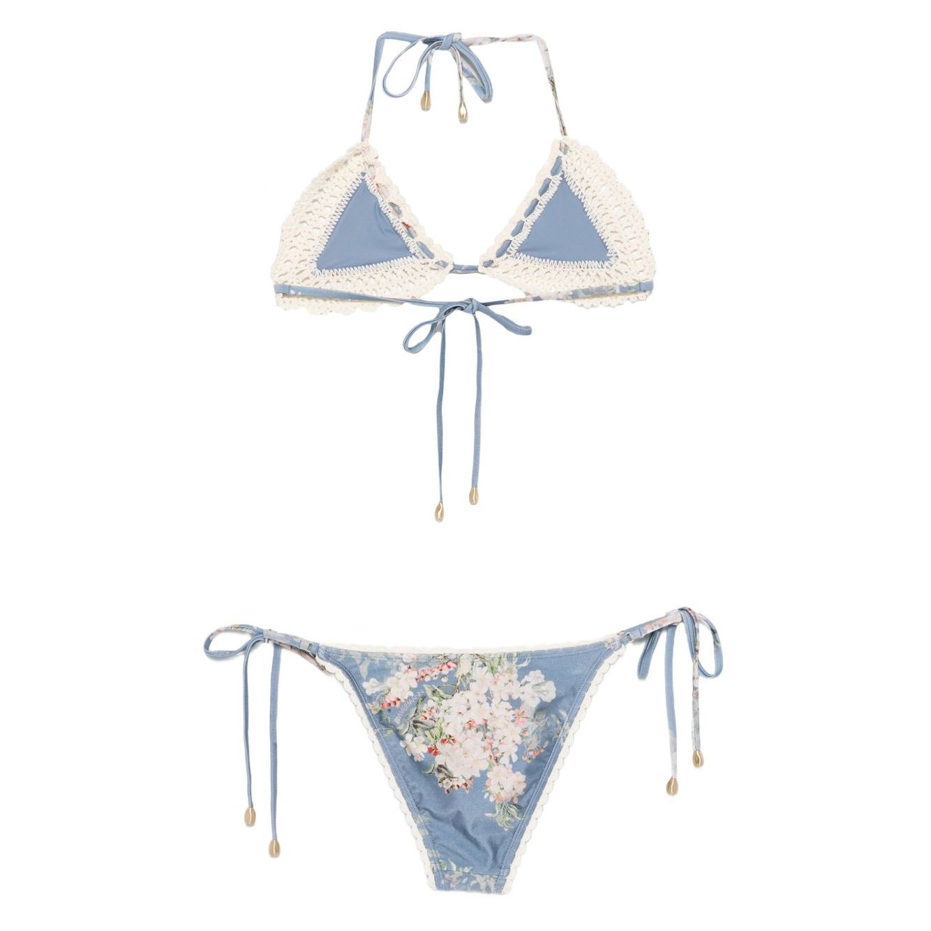 Zimmermann Floral print bikini set Beachwear & underwear