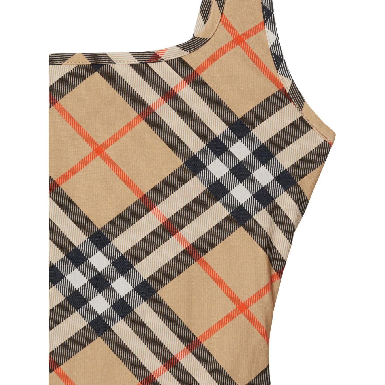 Burberry check-pattern swimsuit