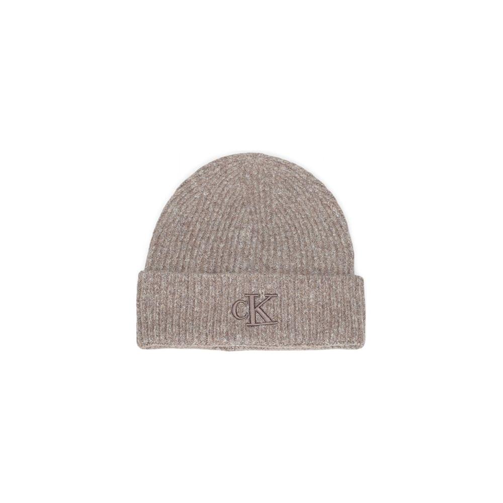 Calvin Klein Gray Acrylic Hat