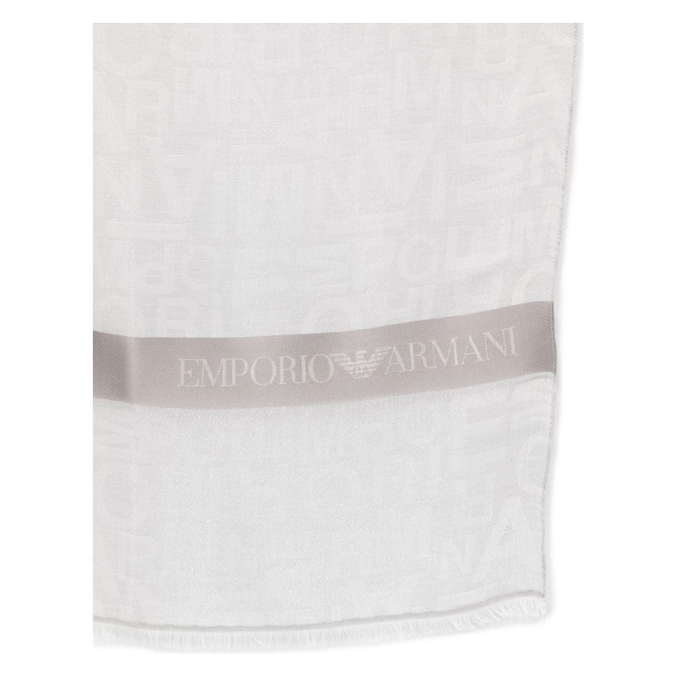 Emporio Armani Scarfs Light Grey