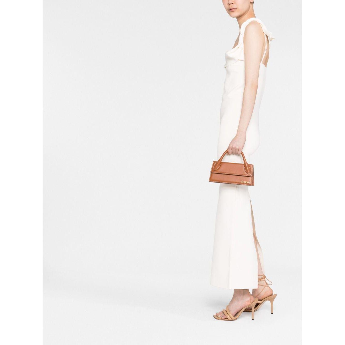 JACQUEMUS Le Chiquito Long mini Bag Leather Brown