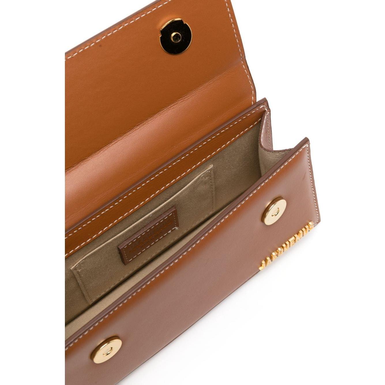 JACQUEMUS Le Chiquito Long mini Bag Leather Brown