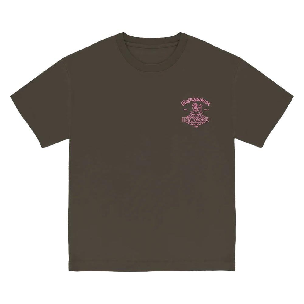 Refrigiwear Brown Cotton T-Shirt