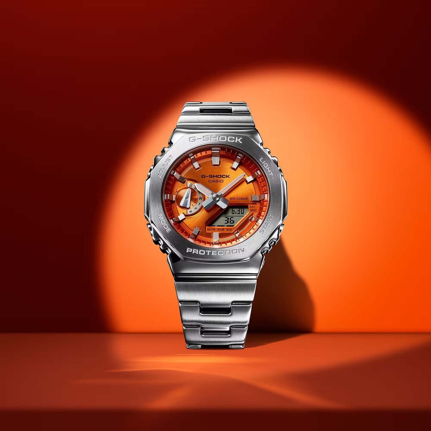 CASIO G-SHOCK Mod. OAK G-STEEL VIVID ORANGE WATCHES CASIO G-SHOCK Dark Red
