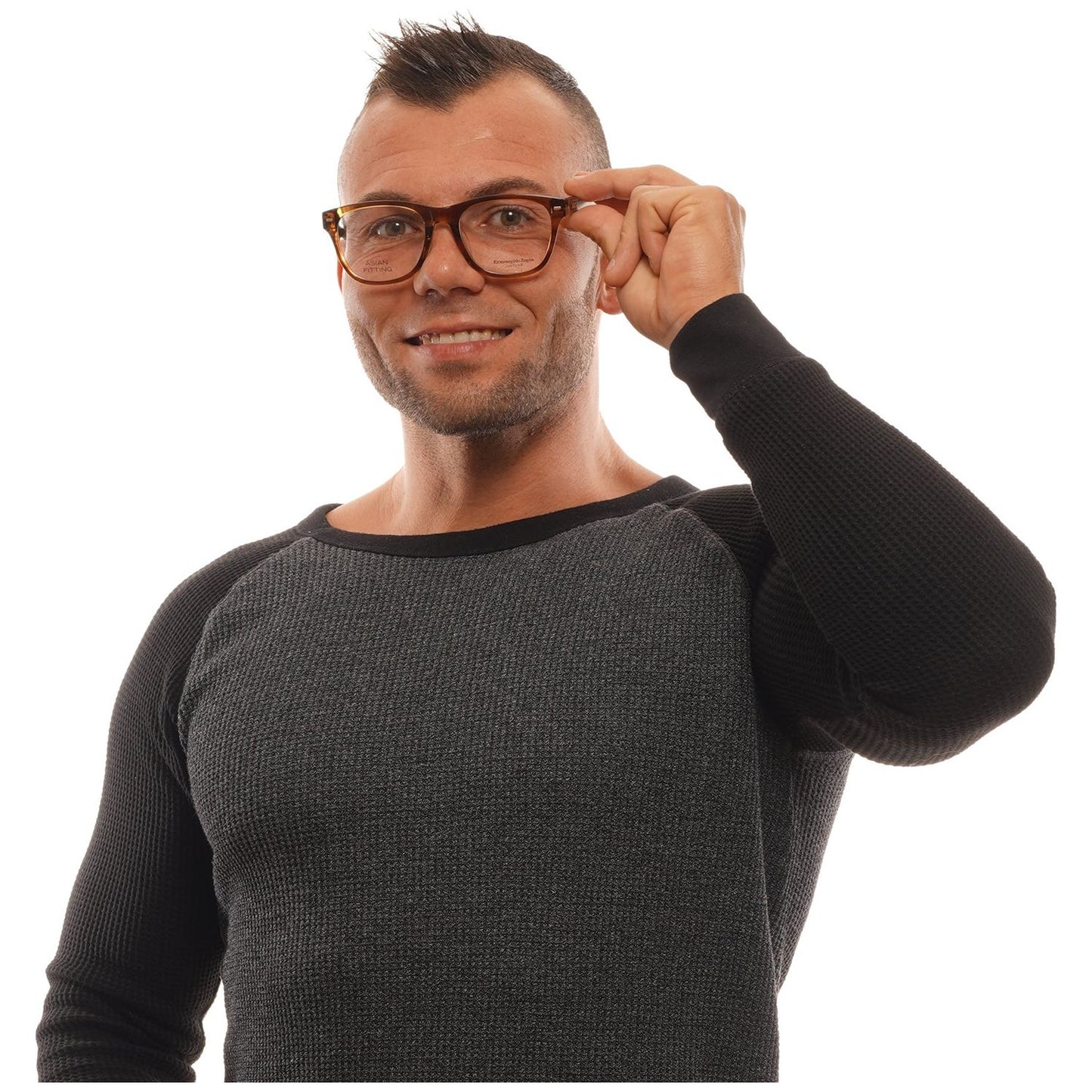 ERMENEGILDO ZEGNA MOD. ZC5001-F 04855 SUNGLASSES & EYEWEAR ERMENEGILDO ZEGNA EYEWEAR Dark Slate Gray