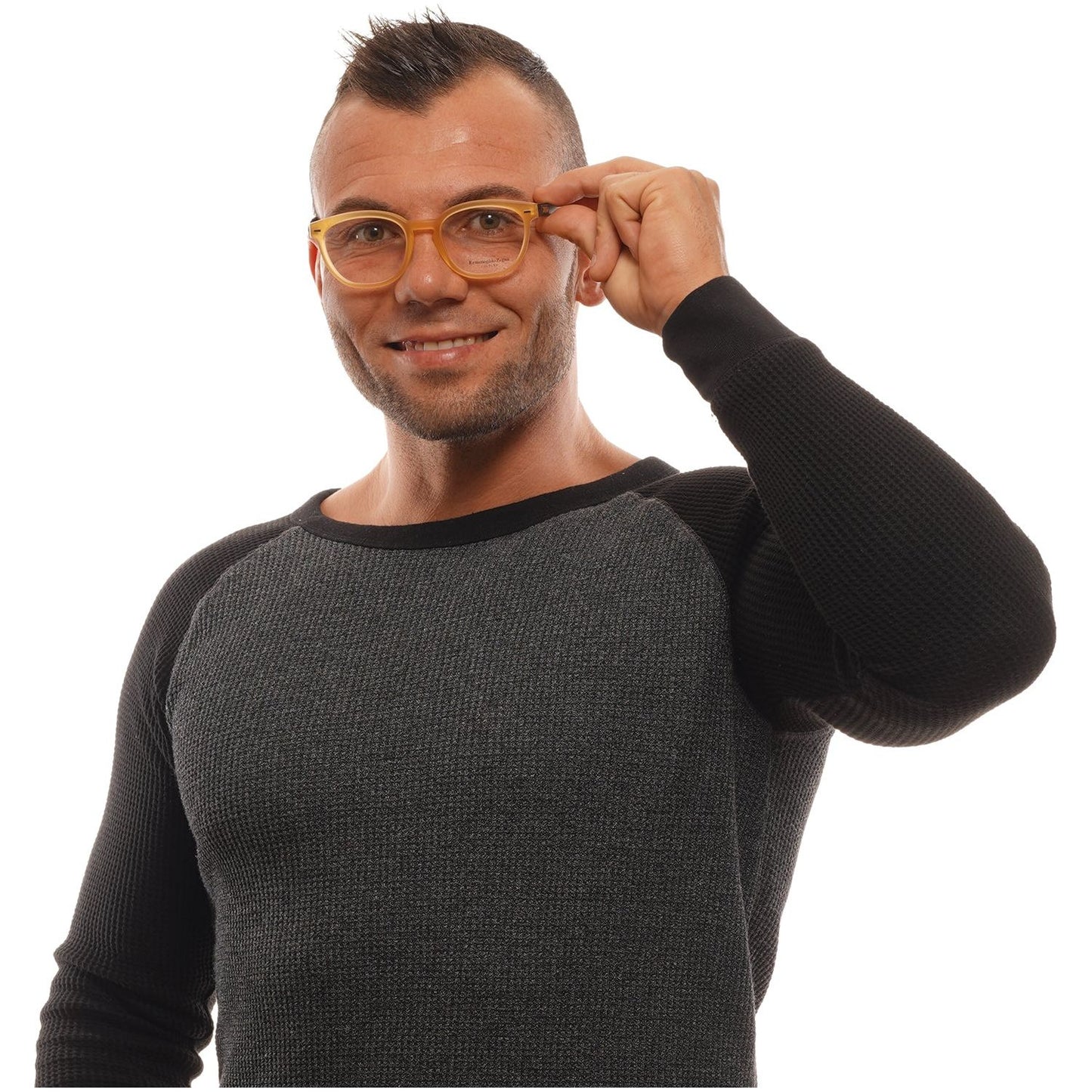 ERMENEGILDO ZEGNA MOD. ZC5007 04050 SUNGLASSES & EYEWEAR ERMENEGILDO ZEGNA EYEWEAR Dark Slate Gray