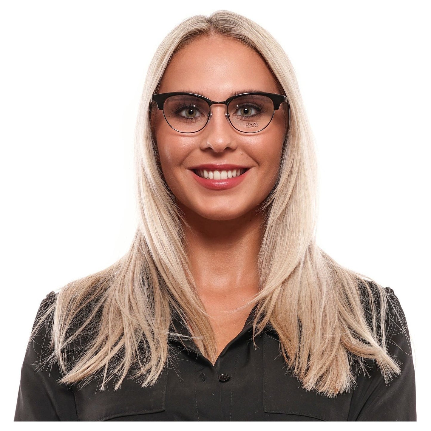 LOZZA MOD. VL4142 500BLK SUNGLASSES & EYEWEAR LOZZA EYEWEAR Rosy Brown