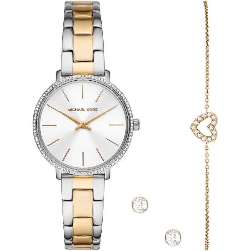 MICHAEL KORS Mod. PYPER Special Pack + Bracelet + Earrings WATCHES MICHAEL KORS Antique White