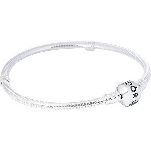 PANDORA MOMENTS COLLECTION Mod. SNAKE CHAIN BRACELET Size 18 590702HV-18
