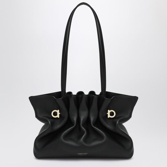 Ferragamo Soft-Bag Small black leather 0783294LE/Q_FERRA-NR_100