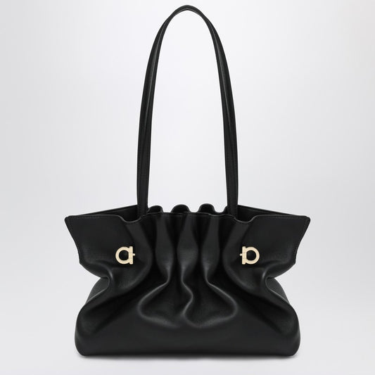 Ferragamo Soft-Bag Small black leather 0783294LE/Q_FERRA-NR_100