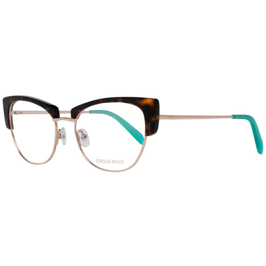 Emilio Pucci Gold Metal Glasses (Frames)