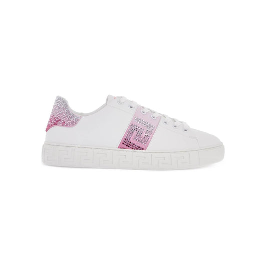Versace 'greca crystal sneakers Sneakers Versace Light Gray