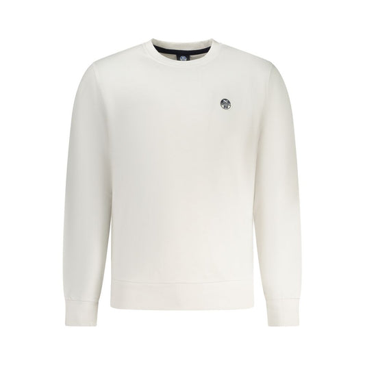 North Sails White Cotton Sweatshirt