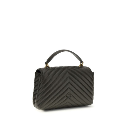 PINKO Bicolor Calf Leather Bos Taurus Handbag