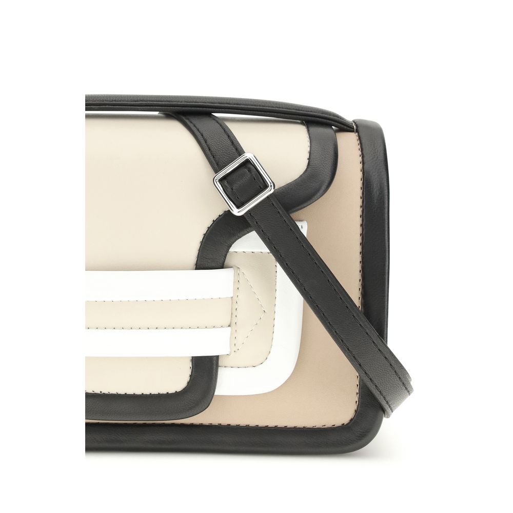 Pierre Hardy Beige Calf Leather Bos Taurus Shoulder Bag