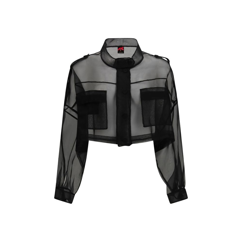 PINKO Black Silk Clothing