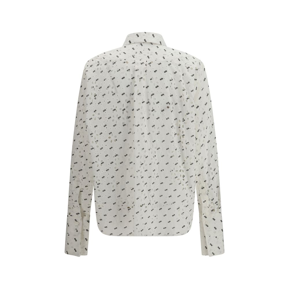 GCDS White Cotton Shirt