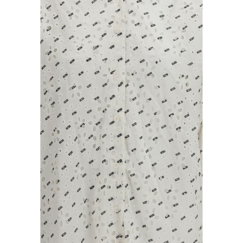 GCDS White Cotton Shirt